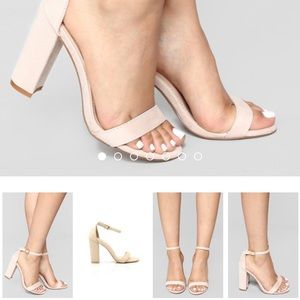 Nude Cream Fashion Nova Heels